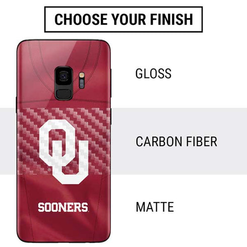 University of Oklahoma Red Jersey Galaxy S9 Skin